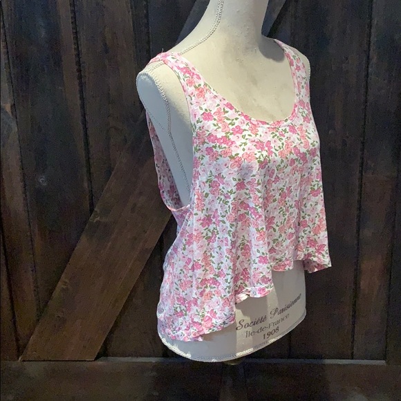 Floral Talula crop top